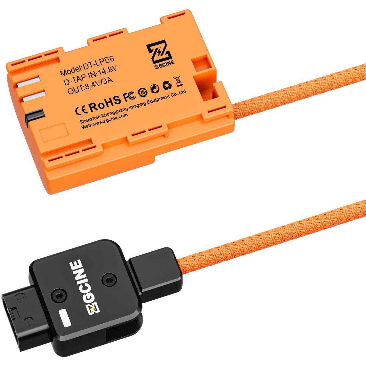 ZGCINE D-Tap To LPE6 Dummy Battery Cable (DT-LPE6) - image 4 of 4
