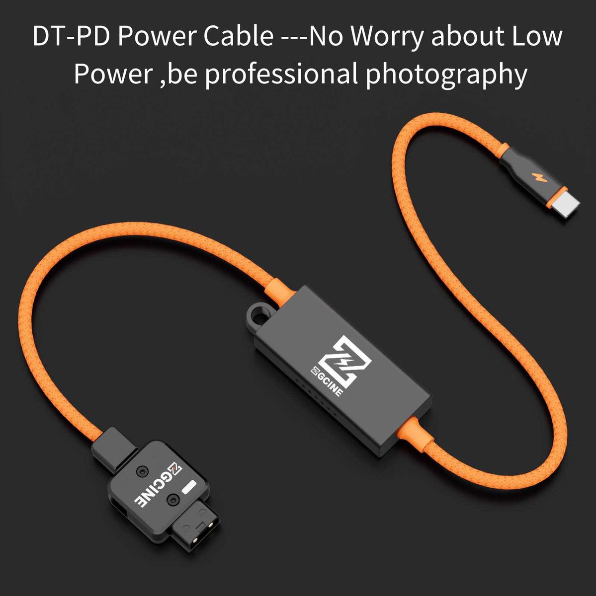 ZGCINE D-Tap To USB-C PD Two Way Power Cable (DT-PD)