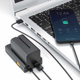 ZGCINE NPF USB-C Multi-Charger/ Adapter D-Tap/USB-C PD/USB-A (NPF-01)