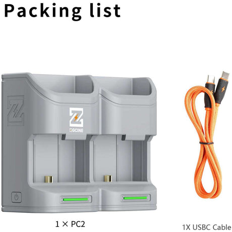 ZGCINE Charging Case For 2 Accu's Canon LP-E6 (PC2-LPE6) - image 5 of 5