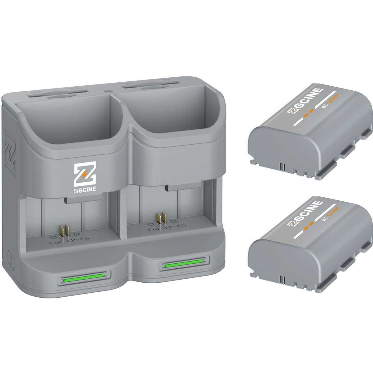 ZGCINE 2X Charging Case 2X LP-E6P (PC2-LPE6P-K2)