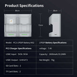 ZGCINE 2X Charging Case 2X LP-E6P (PC2-LPE6P-K2) - image 5 of 5