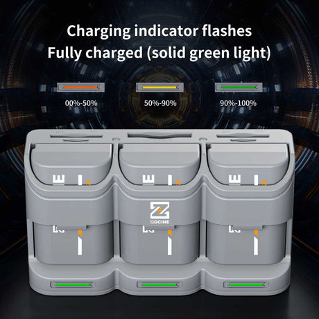 ZGCINE Charging Case For 3 Accu's Canon LP-E6 (PC3-LPE6) - image 3 of 5