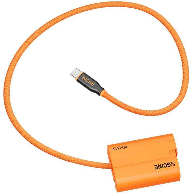 ZGCINE USB-C To EL15 Dummy Battery Cable (PD-EL15)