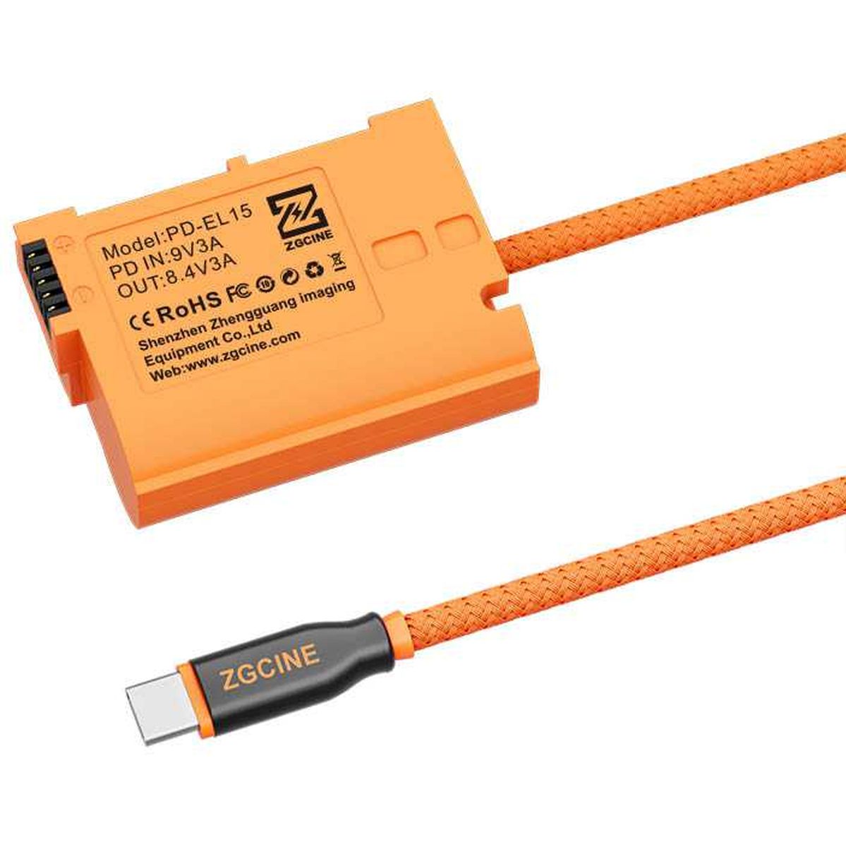 ZGCINE USB-C To EL15 Dummy Battery Cable (PD-EL15) - image 5 of 5