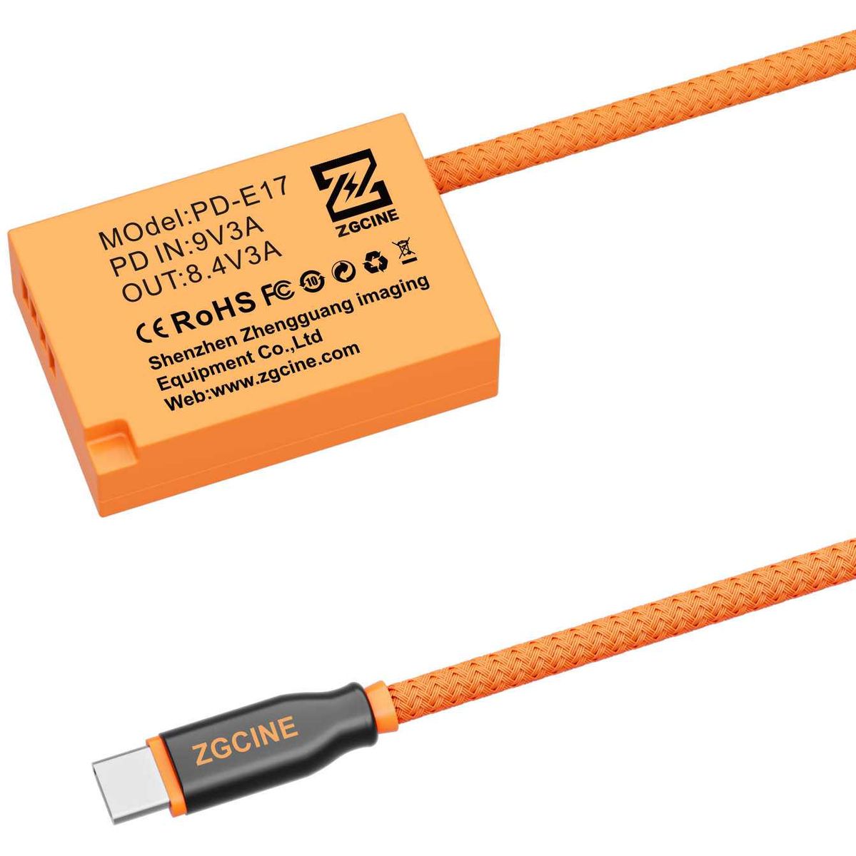 ZGCINE USB-C To EL17 Dummy Battery Cable (PD-EL17) - image 3 of 5
