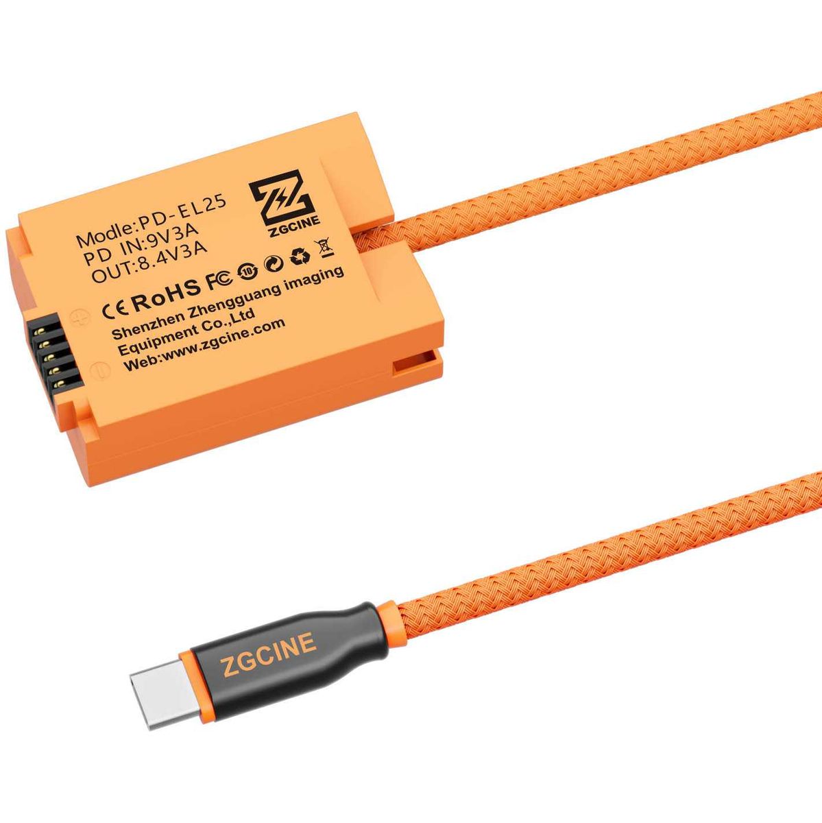 ZGCINE USB-C To Dummy Battery Cable (PD-EL25) - image 3 of 5