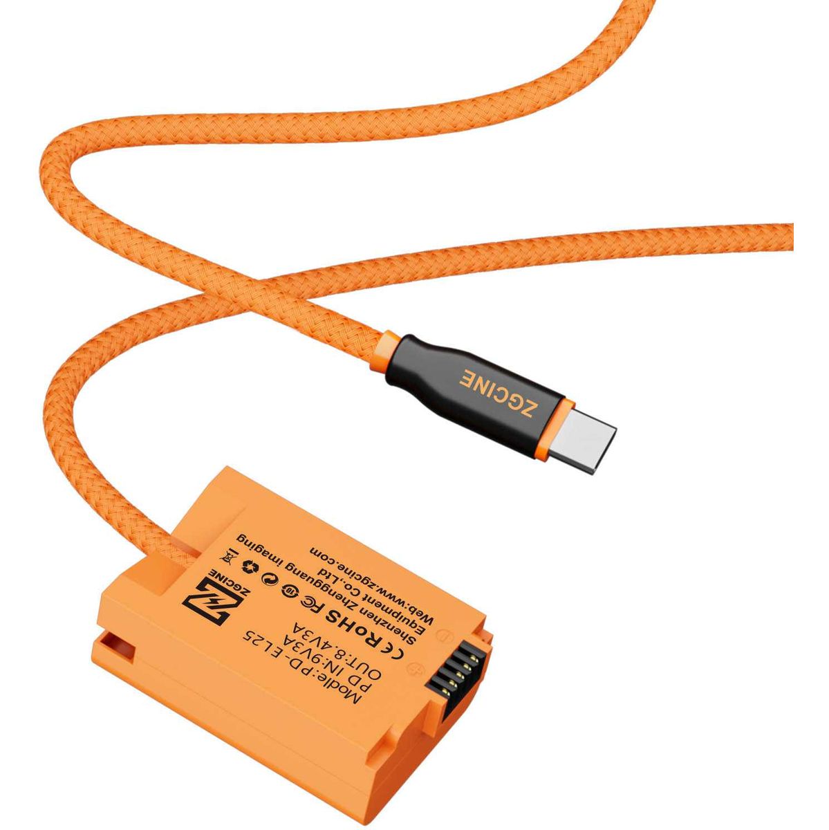 ZGCINE USB-C To Dummy Battery Cable (PD-EL25) - image 4 of 5