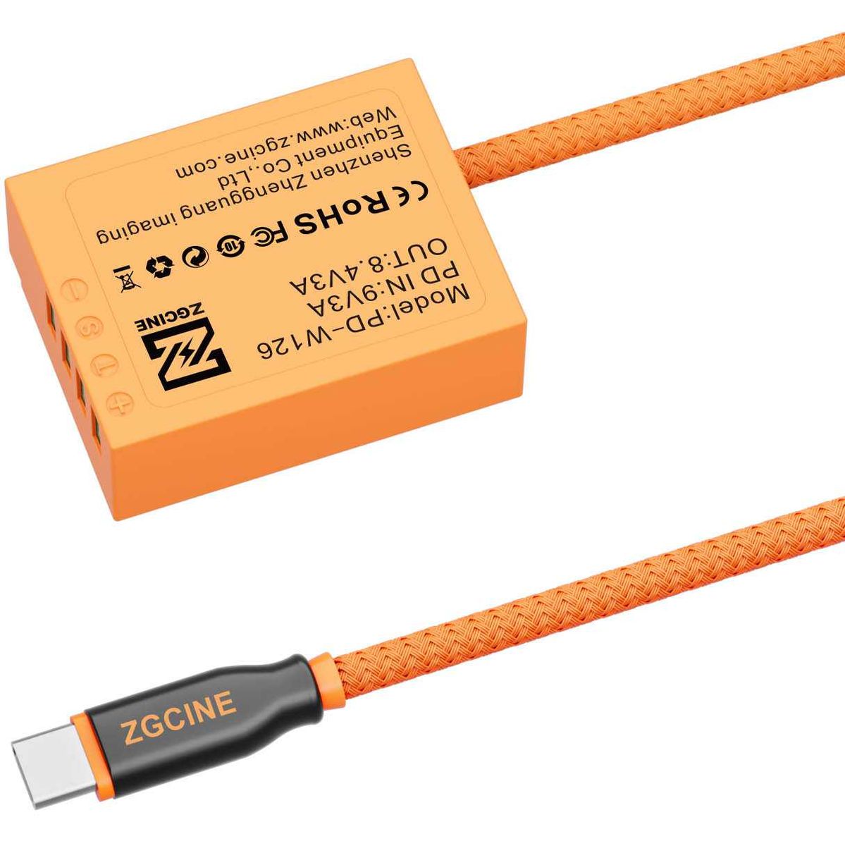 ZGCINE USB-C To W126 Dummy Battery Cable (PD-W126) - image 2 of 5