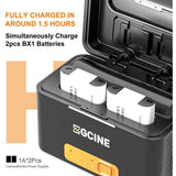ZGCINE Sony BX1 Oplaadcase w/ 2X BX1 Battery (PS-BX1-K2) - image 3 of 5