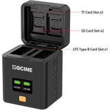 ZGCINE Charging Case For Fujifilm NP-W126S Battery (PS-W126)
