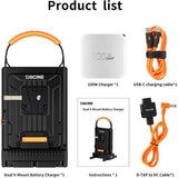 ZGCINE V-Mount Dual Charger w/ Hot Switching (VM-C2-KIT)