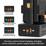 ZGCINE V-Mount Dual Charger w/ Hot Switching (VM-C2-KIT)