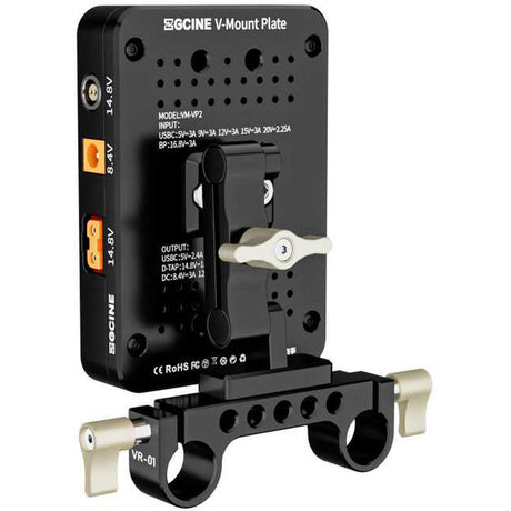ZGCINE Tiltable V-Mount Plate / Charger On 15mm Rod Mount (VM-VP2-K3) - image 2 of 5