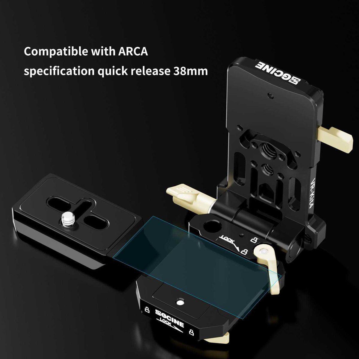 ZGCINE V-Mount Plate w/ Arca Swiss QR Plate (VR-KIT4) - image 3 of 5