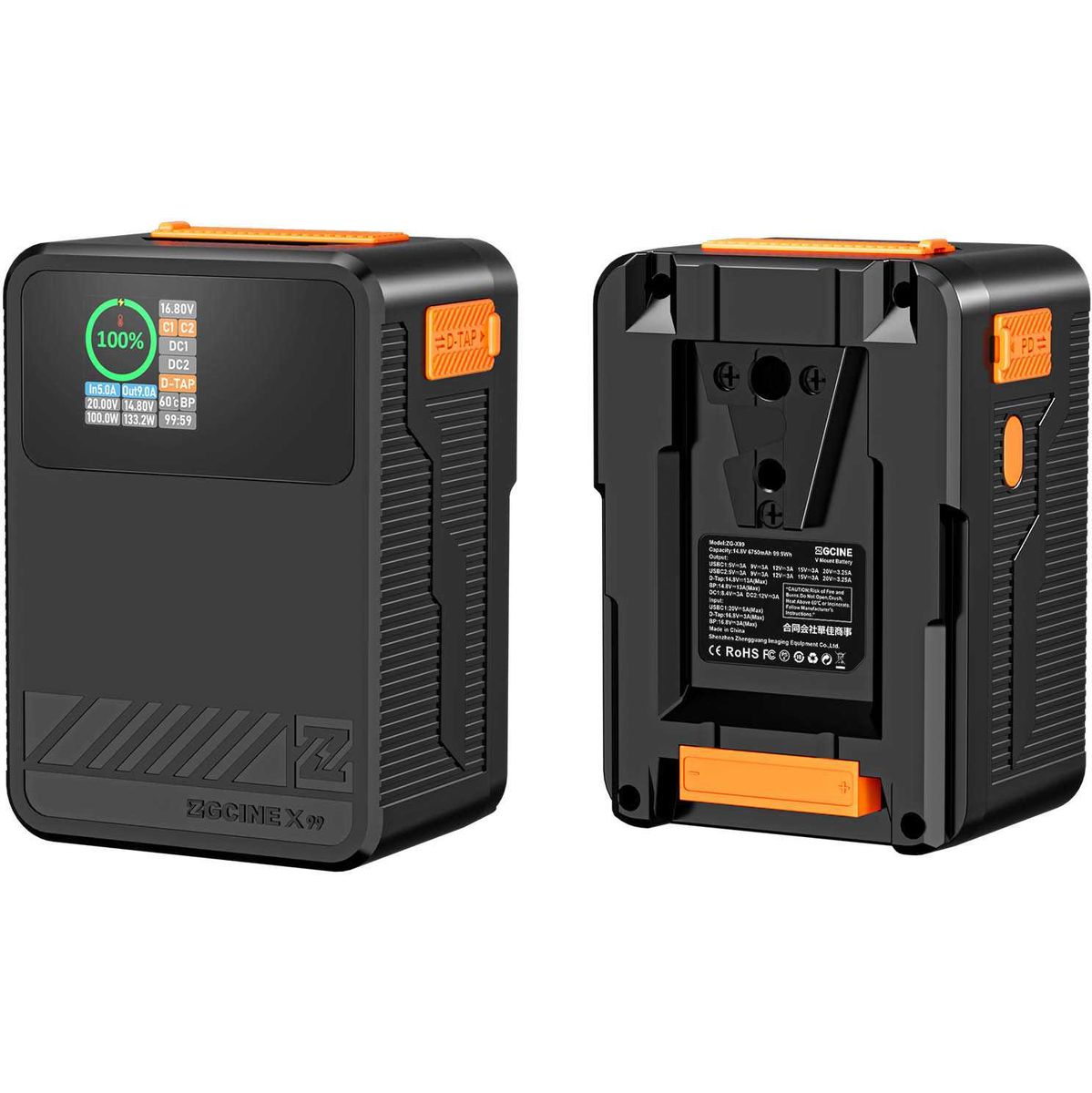 ZGCINE V-Mount Battery 99WH X-Series (ZG-X99) - image 2 of 4
