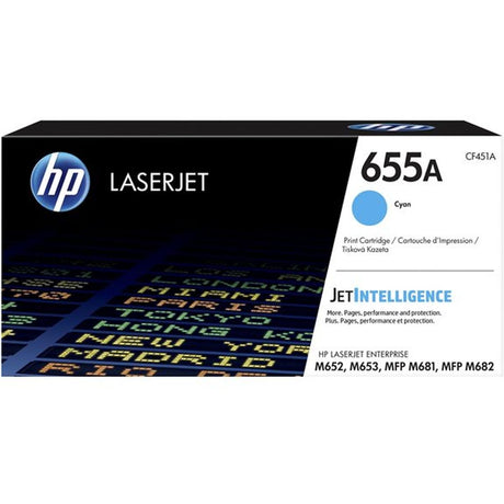 HP 655A LaserJet Cartridge Cyan CF451A - image 2 of 2
