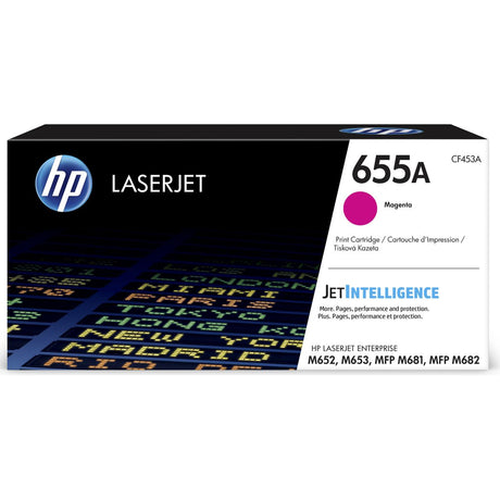 HP 655A LaserJet Cartridge Yellow CF452A