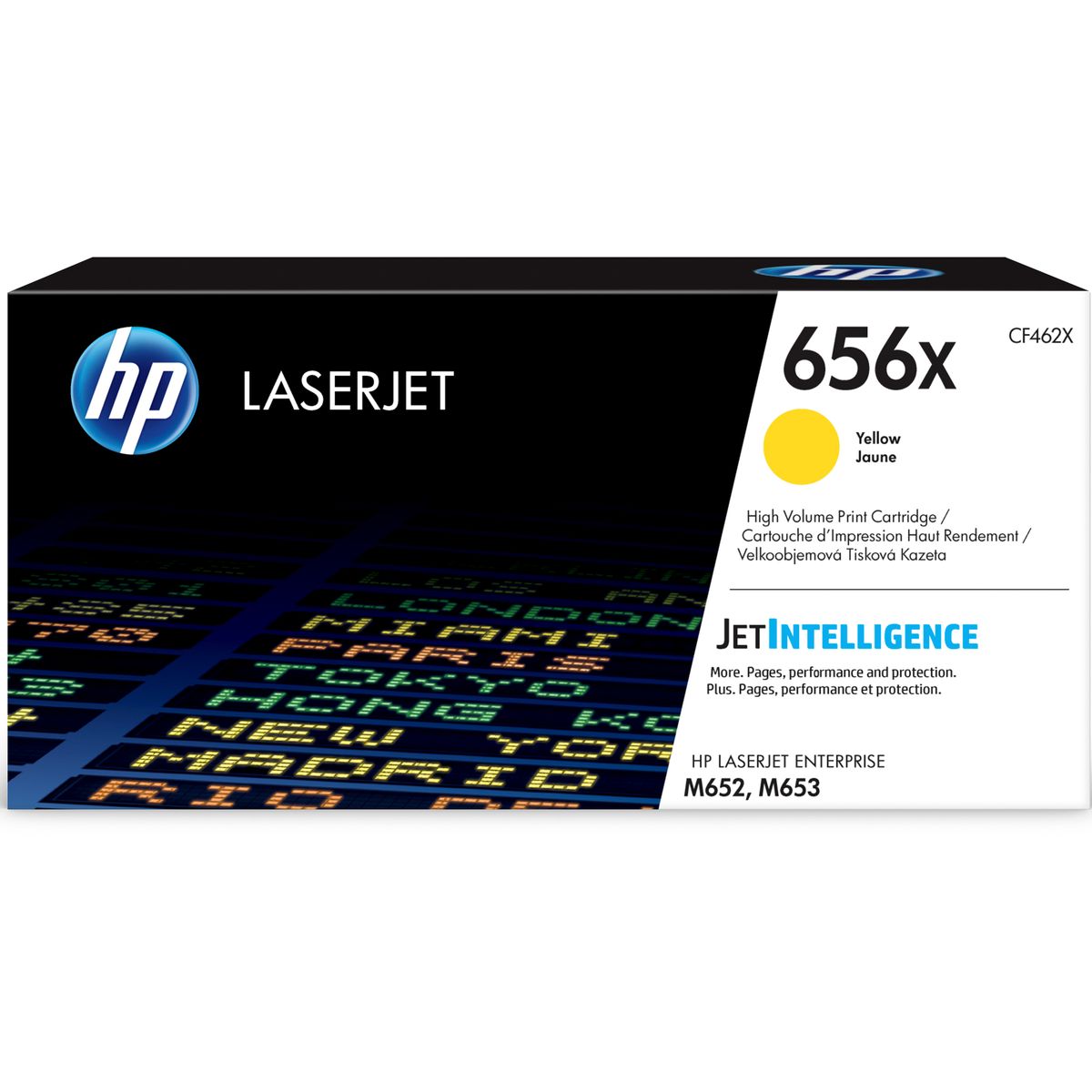 HP 656X LaserJet Cartridge Yellow High Yield CF462X