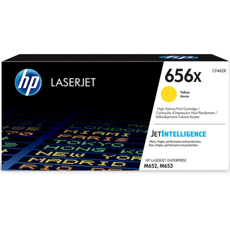 HP 656X LaserJet Cartridge Yellow High Yield CF462X