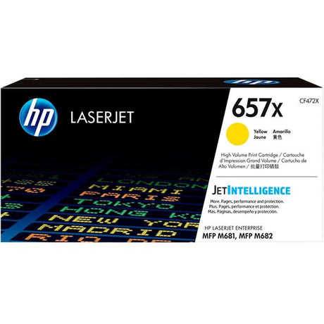 HP 657X LaserJet Cartridge Yellow High Yield CF472X - image 2 of 2