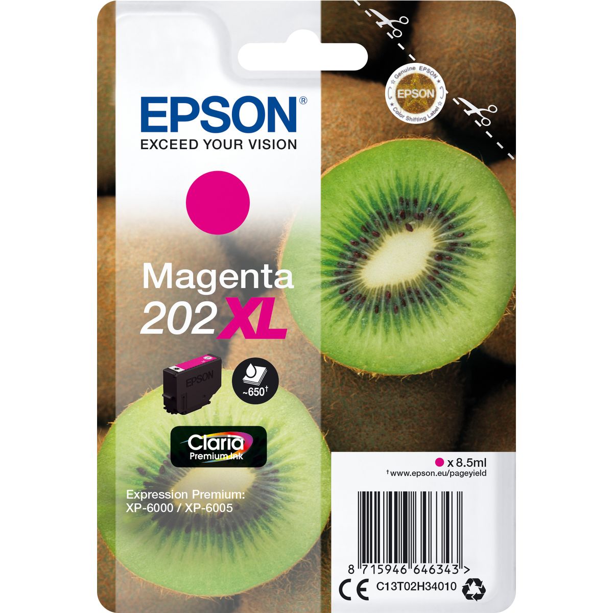 Epson Magenta 202XL Kiwi Clara Premium Ink