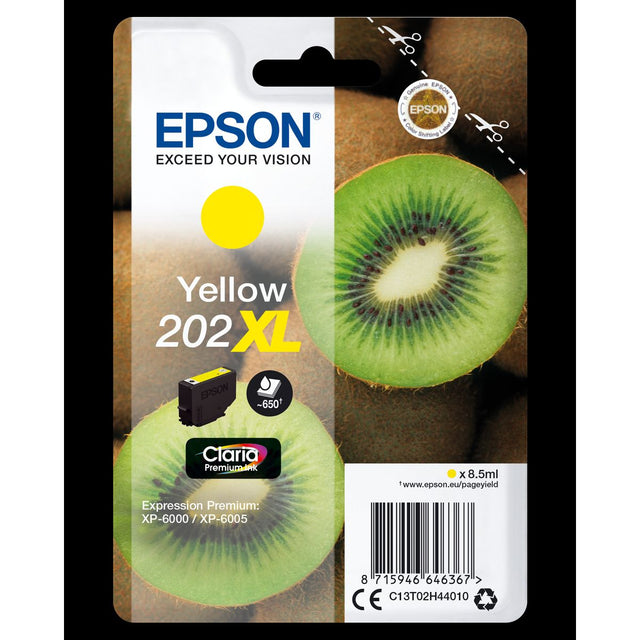 Epson Yellow 202XL Kiwi Clara Premium Ink