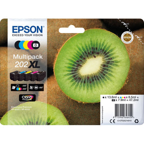Epson 202XL 5-Multipack Clara Prem Kiwi T02G74010
