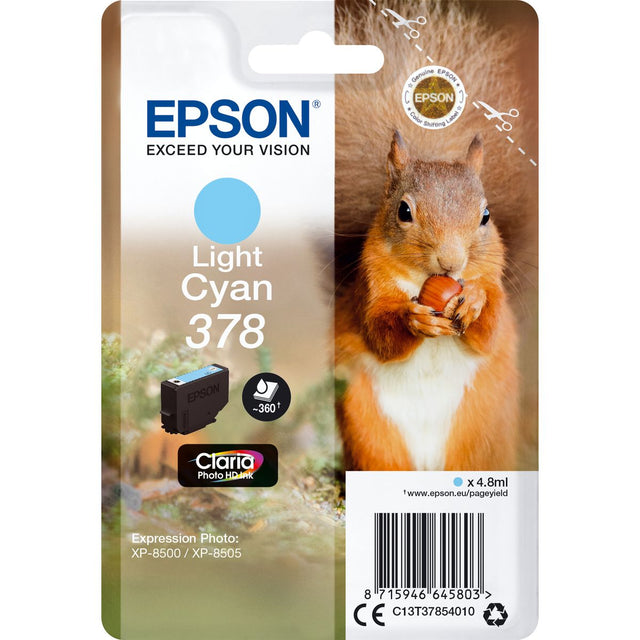 Epson Light Cyan 378 Eekhoorn Clara Photo HD Ink