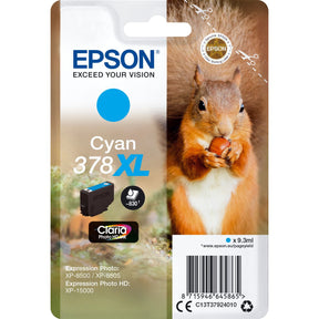 Epson Cyan 378XL Eekhoorn Clara Photo HD Ink