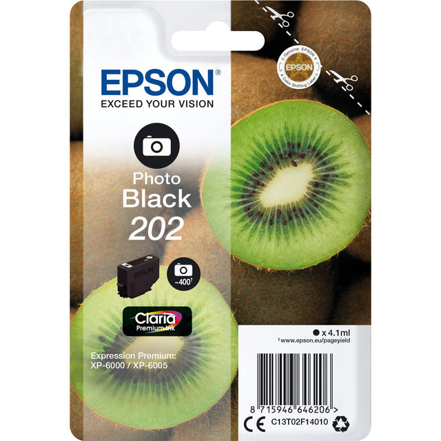 Epson 202 Photo Black Ink Cartridge Sec