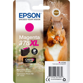 Epson 378XL Magenta Ink Cartridge (w/ Security)