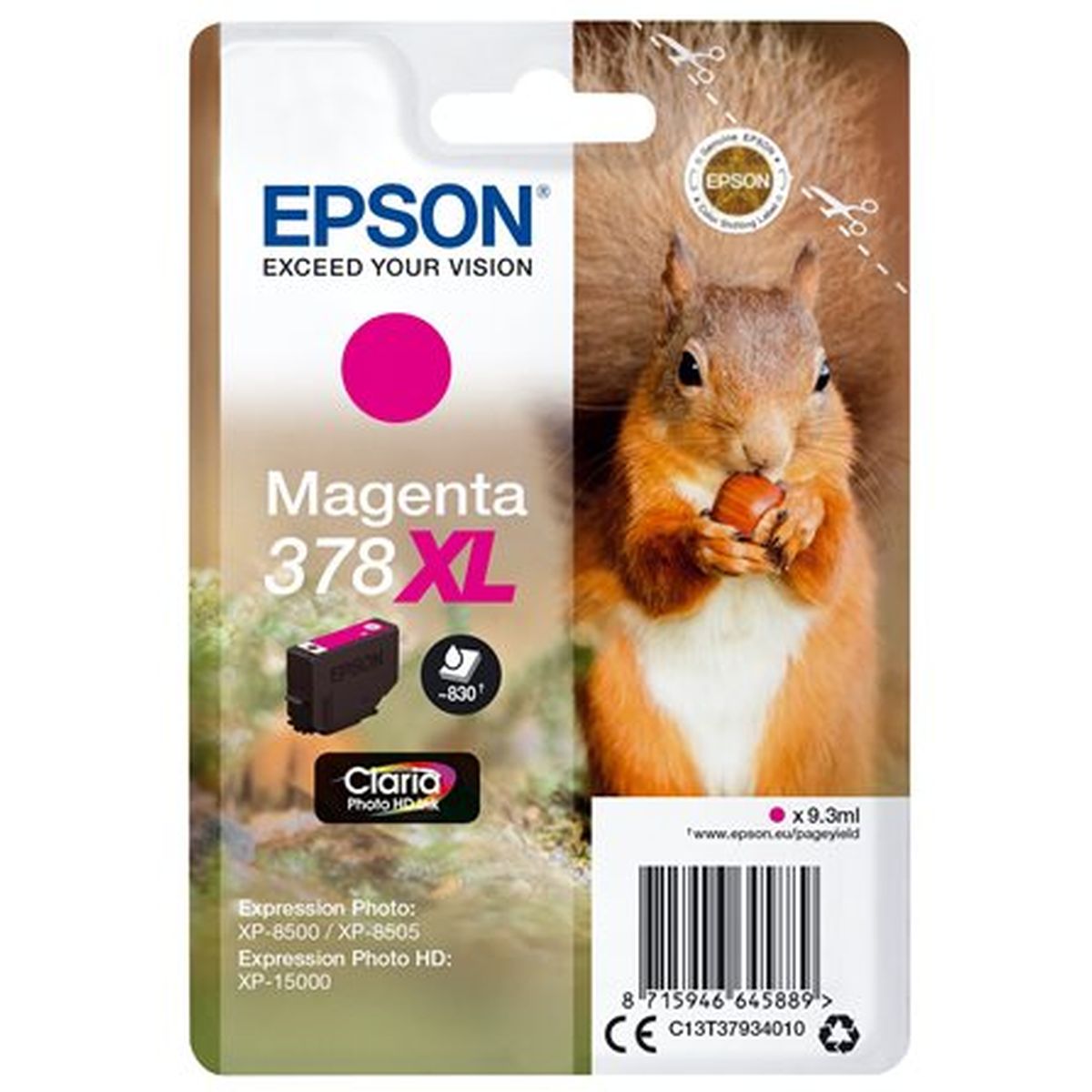 Epson 378XL Magenta Ink Cartridge (w/ Security) - image 2 of 2
