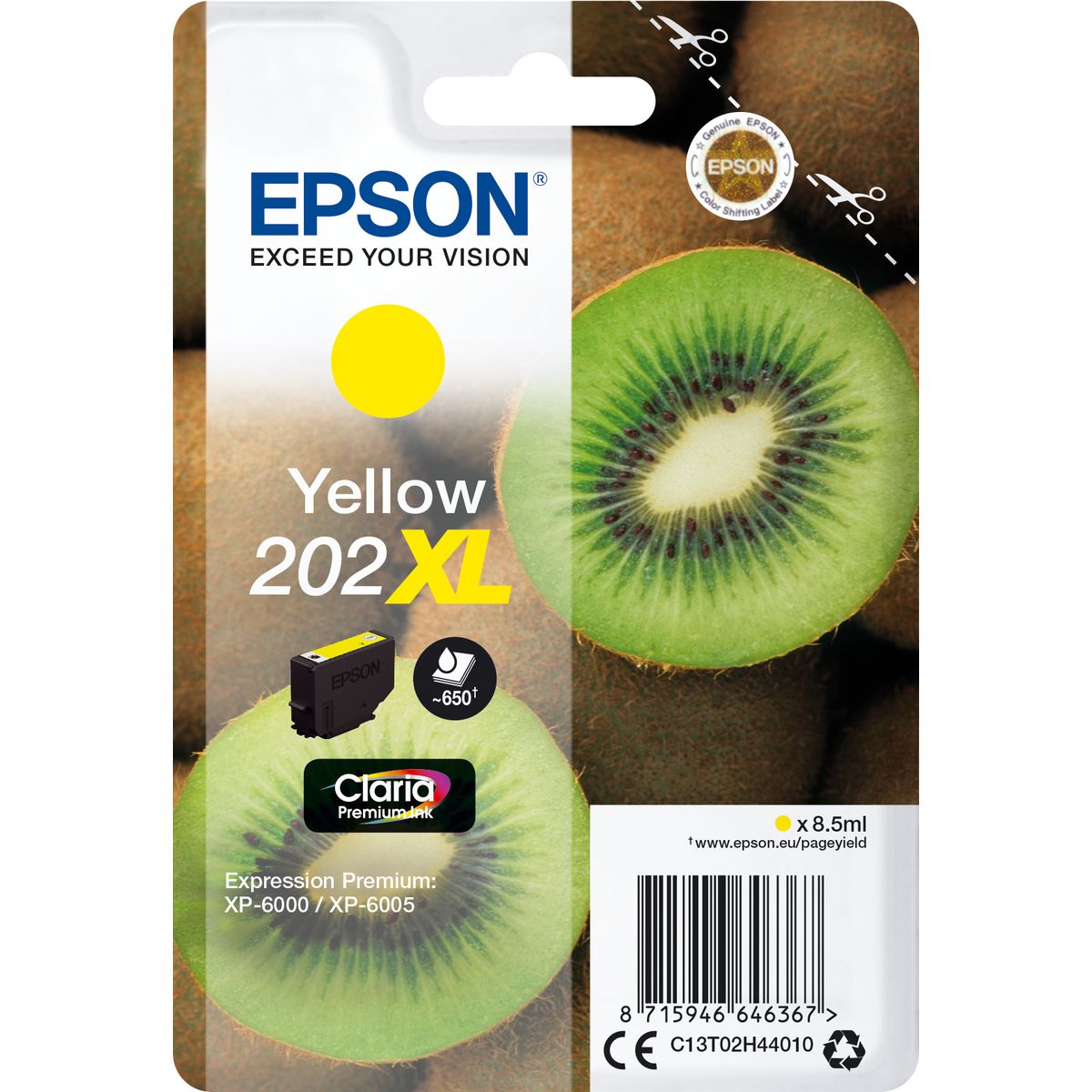Epson 202XL Yellow Alarm T02H44020