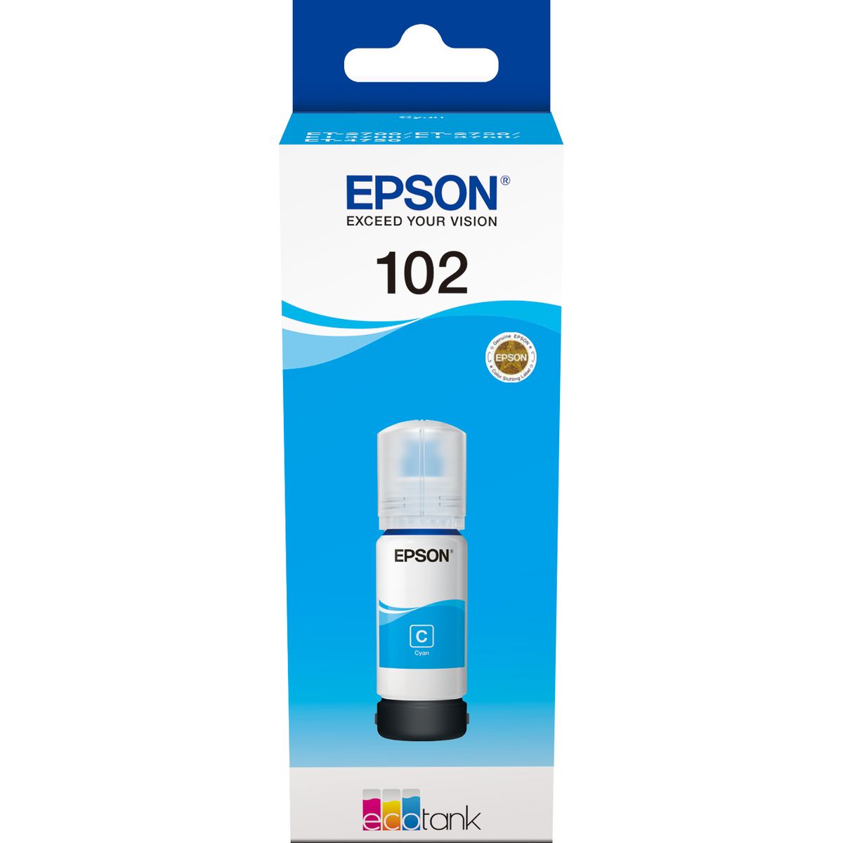 Epson 102 EcoTank Cyan Ink Bottle T03R240