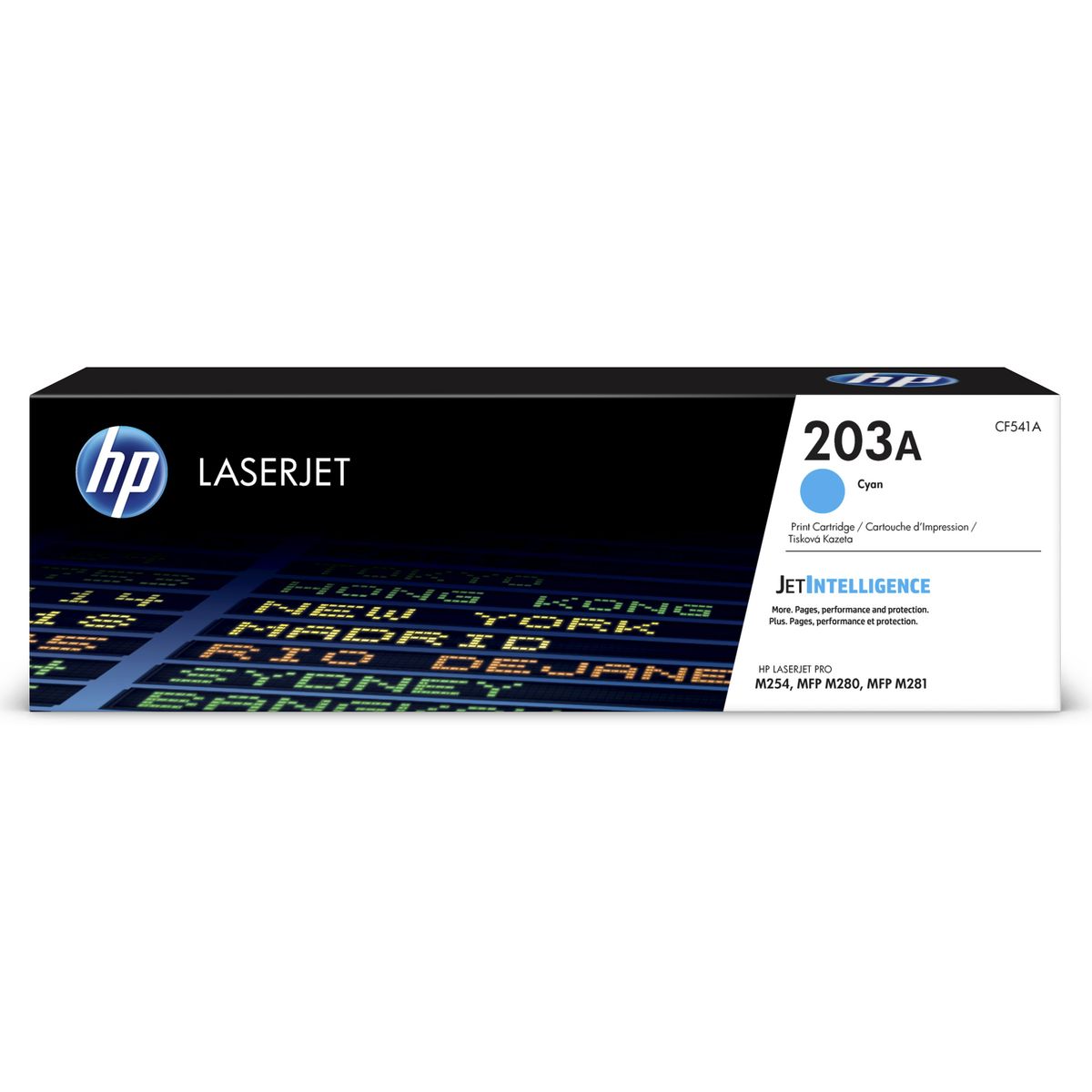 HP 203A Cyan LaserJet Cartridge CF541A