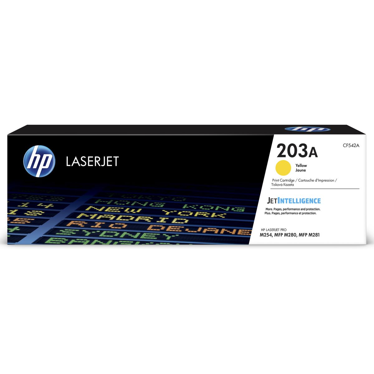 HP 203A Yellow LaserJet Cartridge CF542A