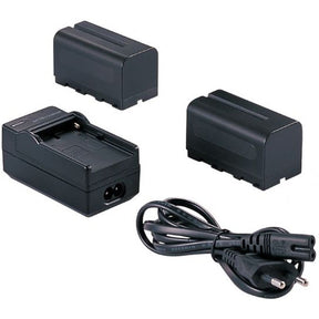 Falcon Eyes 2 X Battery NP-F750 + Battery Charger SP-CHG