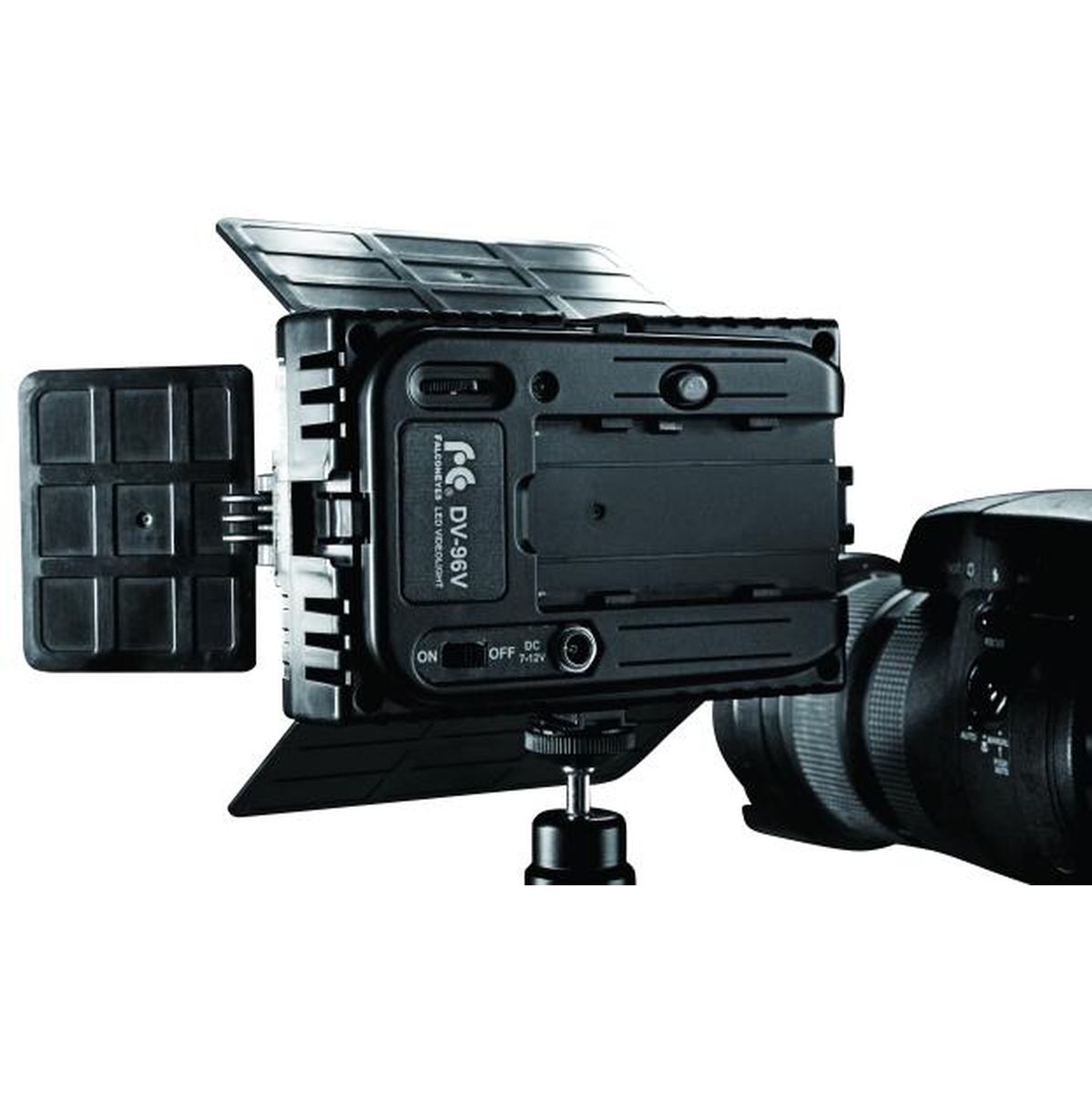 Falcon Eyes LED Lamp Set Dimmable DV-96V-K1 On Battery - image 2 of 5