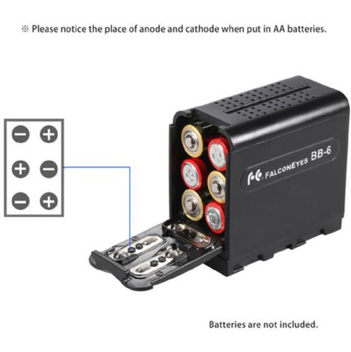 Falcon Eyes Battery Houder BB-06 - image 3 of 3