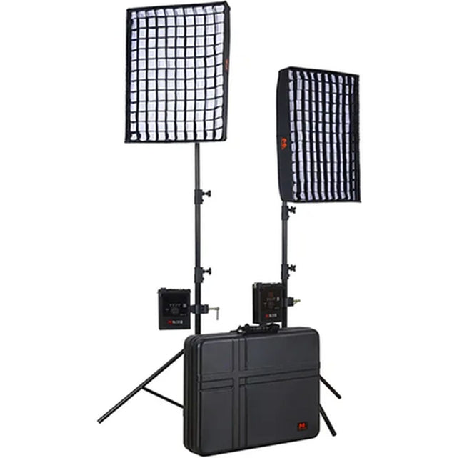 Falcon Eyes Bi-Colour LED Panel Kit RX-18TDX III-K2
