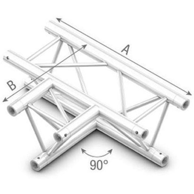 StudioKing Truss Triangle Truss 90 Degree 3 Way Horizontal