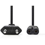 Nedis Powercable Europlug - IEC-320-C7 5.0 M Black - image 2 of 2