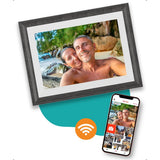 Pora&Co Digital Photo Frame 10 inch White / Brown