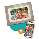 Pora&Co Digital Photo Frame 8 inch Light Brown