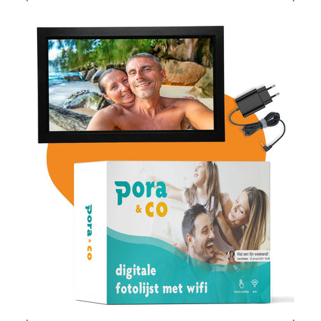 Pora&Co Digital Photo Frame 15 inch Black - image 3 of 5