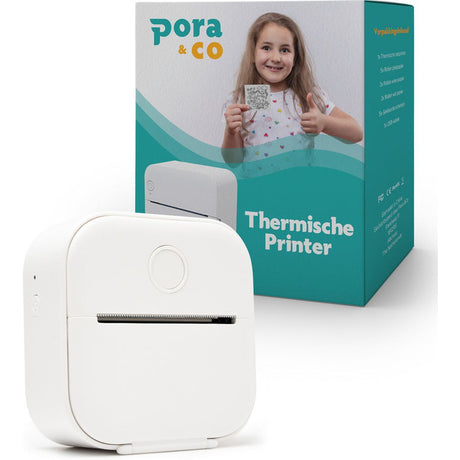 Pora&Co Mini Fotoprinter Thermisch For Smartphone