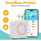 Pora&Co Mini Printer For Mobiel Pink - image 2 of 5