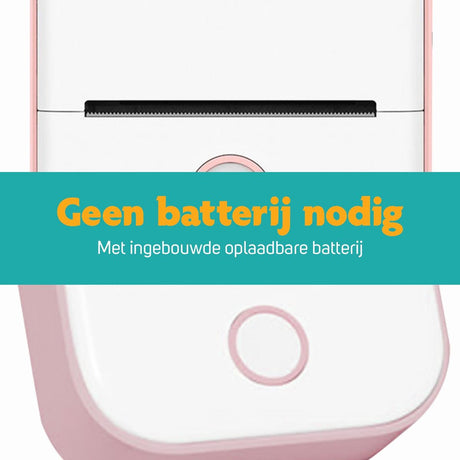 Pora&Co Mini Fotoprinter For Smartphone Pink - image 5 of 5