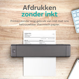 Pora&Co Thermal Printer - Portable Printer-Grey - image 4 of 5
